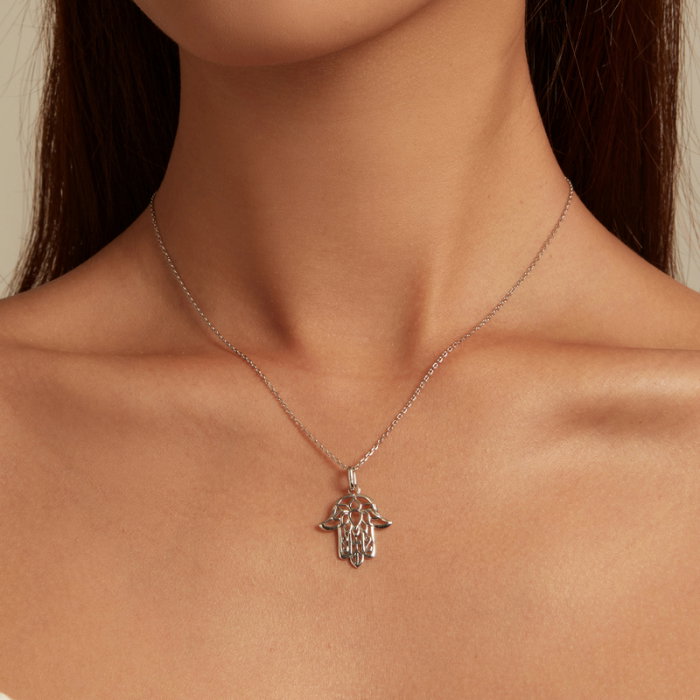 Colier argint Mana lui Fatima [2]