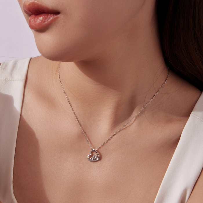 Colier argint Maretia Dragostei cu Zirconia [2]