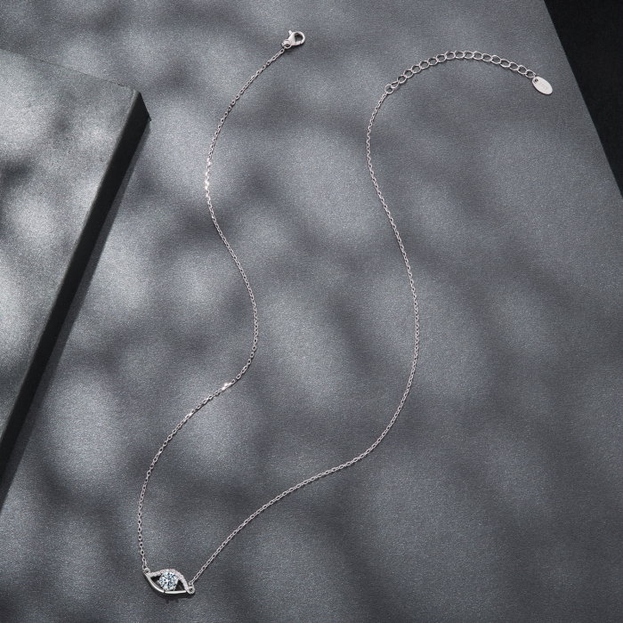 Colier argint ochi protector cu Zirconia [5]