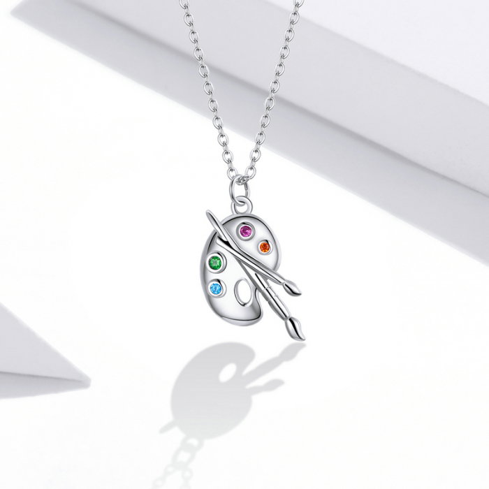 Colier argint paleta de culori [9]