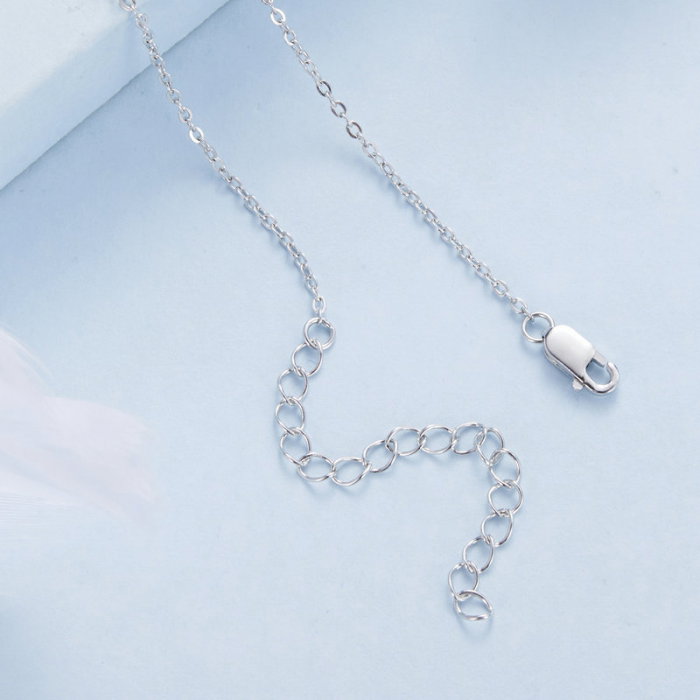 Colier argint pasare colorata [8]