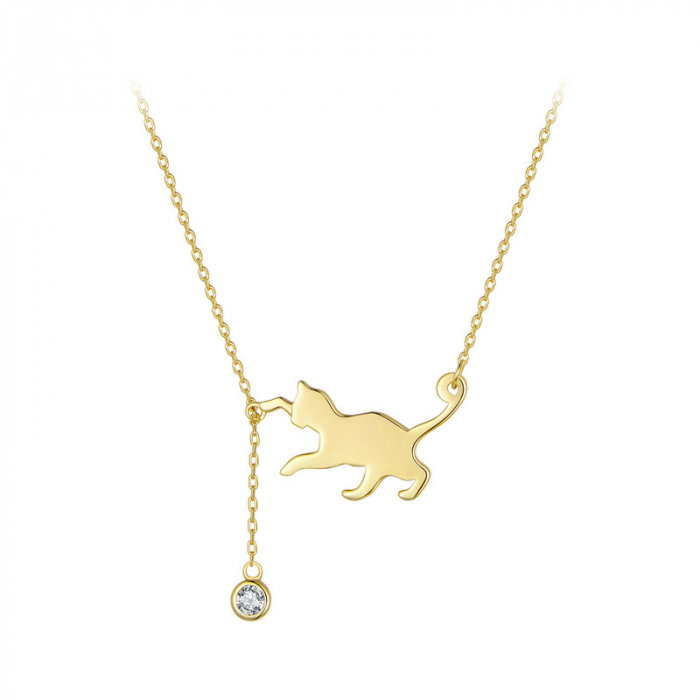 Colier argint pisicuta jucausa [1]