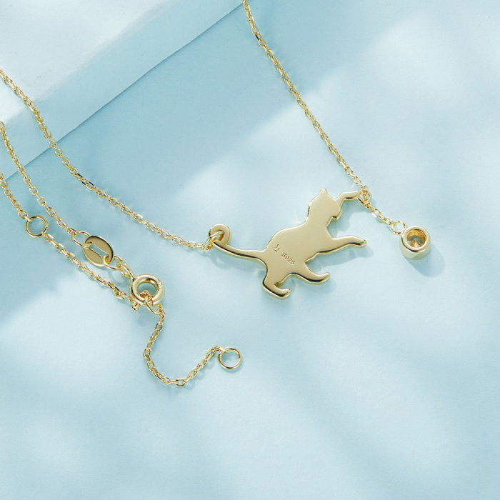 Colier argint pisicuta jucausa [6]