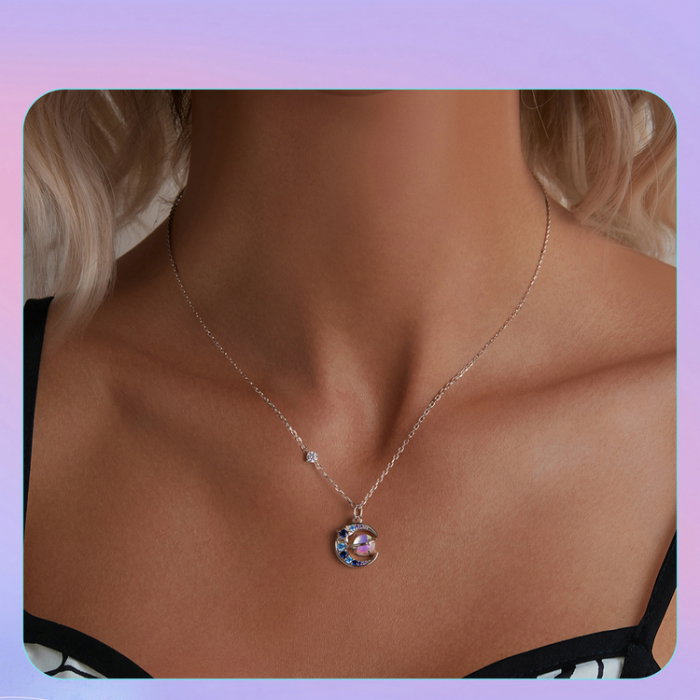 Colier argint planeta fantastica [12]