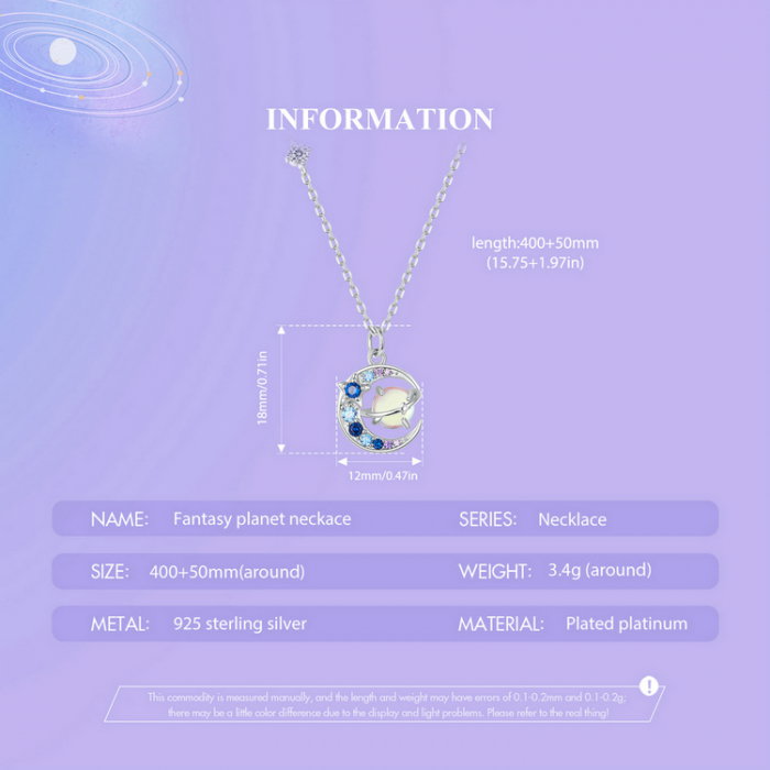 Colier argint planeta fantastica [13]