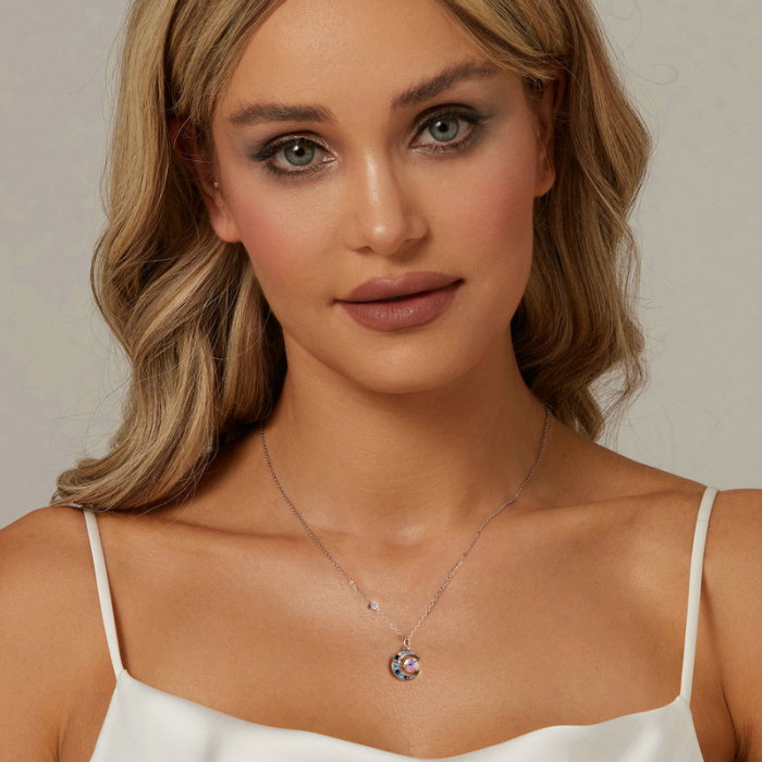 Colier argint planeta fantastica [2]