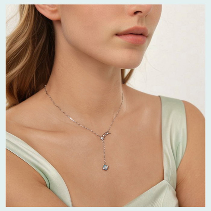Colier argint Planeta si Opal [14]