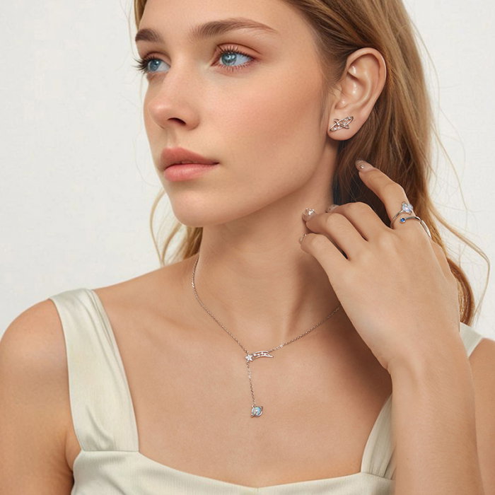 Colier argint Planeta si Opal [19]