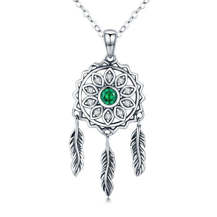 Colier argint reglabil cu Dream Catcher [1]