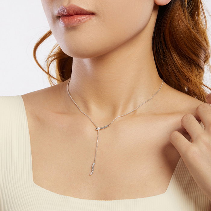 Colier argint sarpe cu zirconii [8]