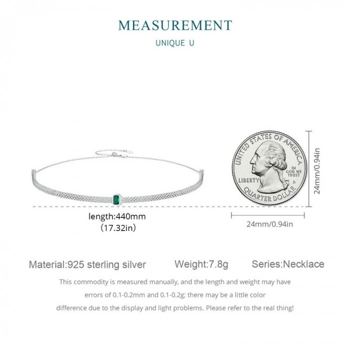 Colier argint choker reglabil cu pandantiv detasabil tip clip [9]