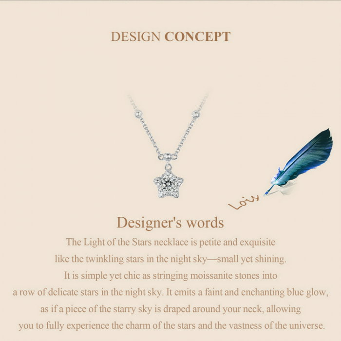 Colier argint stea cu Moissanit [14]