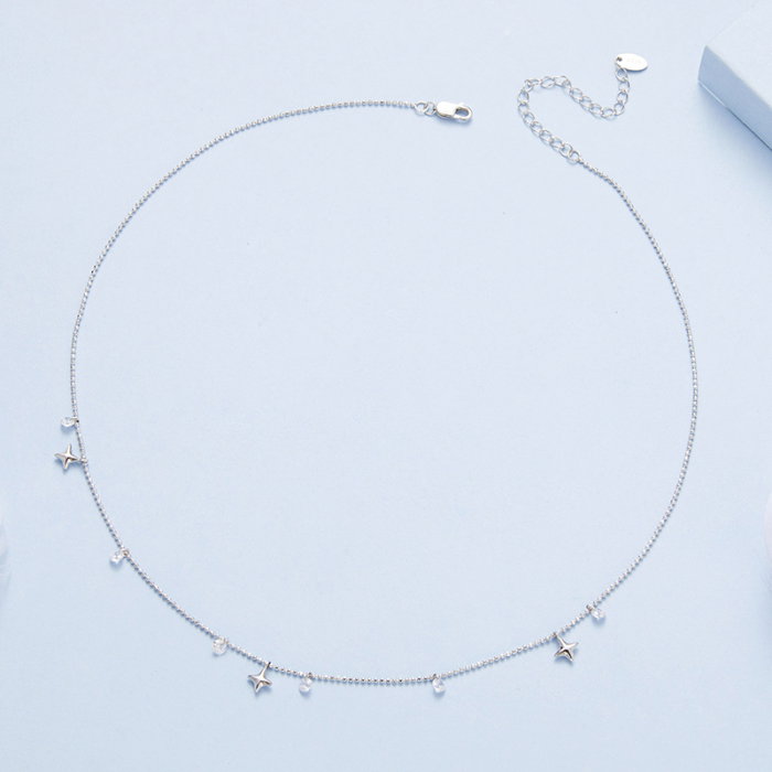 Colier argint stelute si zirconii [5]