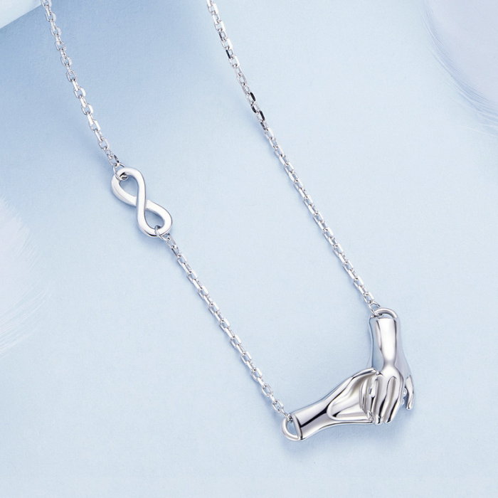Colier argint tinere de mana cu infinit [3]
