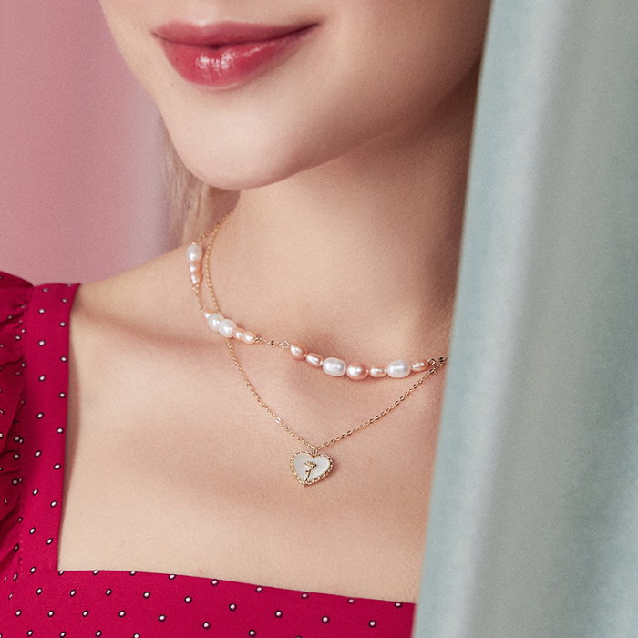 Colier argint trandafirul dragostei [3]