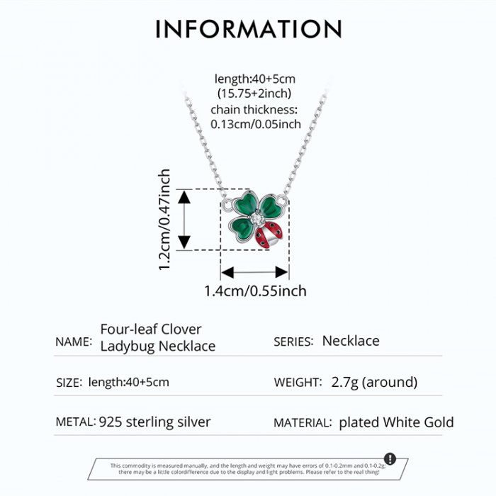 Colier argint trifoi cu 4 foi si gargarita [11]
