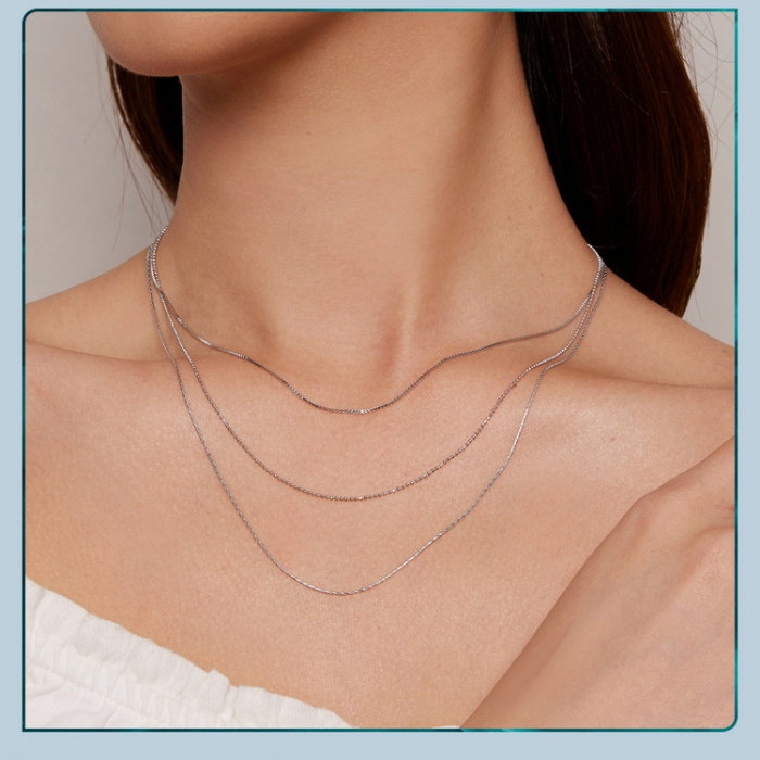 Colier argint triplu [15]