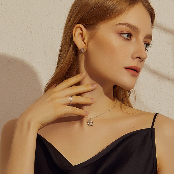 Colier argint urma de labuta [8]