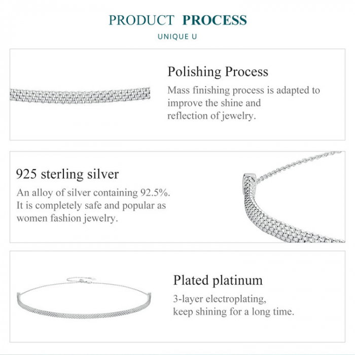 Colier argint choker reglabil [12]