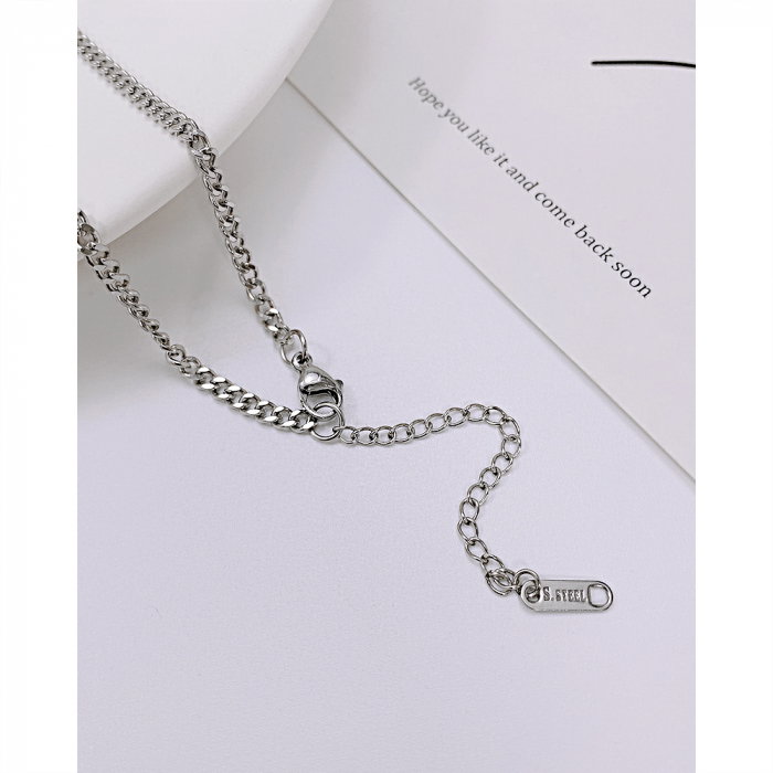 Colier din inox cu 2 lantisoare [10]