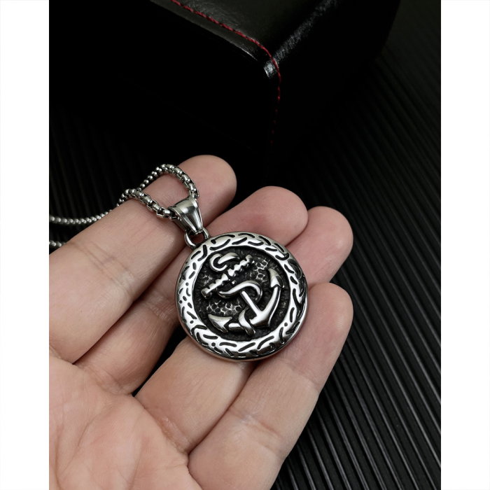 Colier inox Ancoră Maritimă – Simbol al Stabilității și Curajului [6]