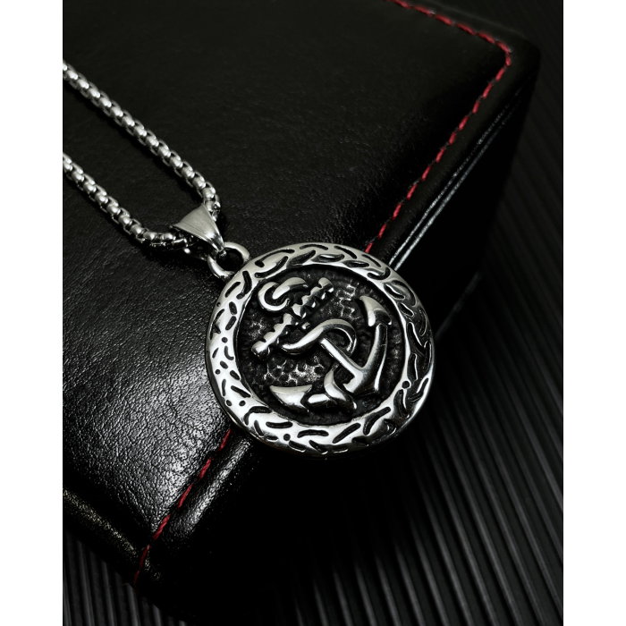 Colier inox Ancoră Maritimă – Simbol al Stabilității și Curajului [9]