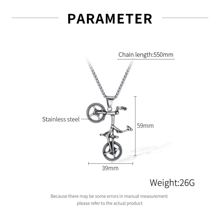 Colier inox Bicicletă BMX – Simbol al Libertății și Energiei [9]