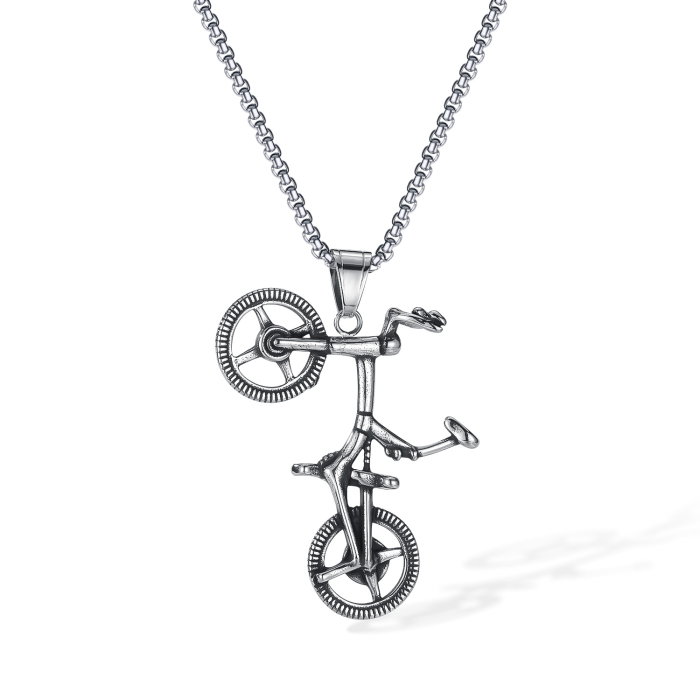 Colier inox Bicicletă BMX – Simbol al Libertății și Energiei [1]