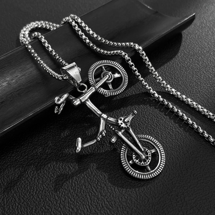 Colier inox Bicicletă BMX – Simbol al Libertății și Energiei [3]