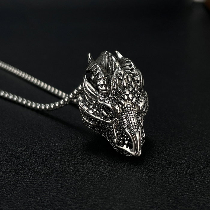 Colier inox cap de dragon [3]