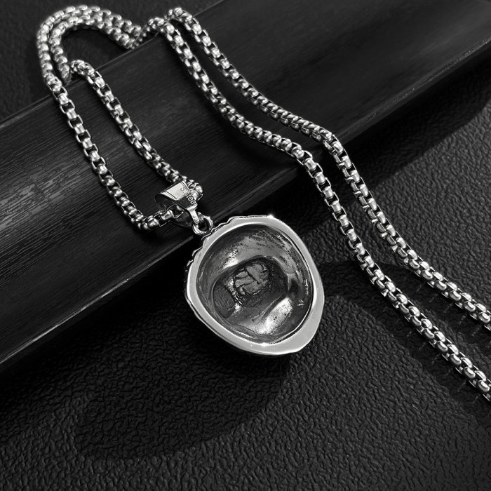 Colier inox Cap de Leu – Simbol al Puterii și Curajului [4]