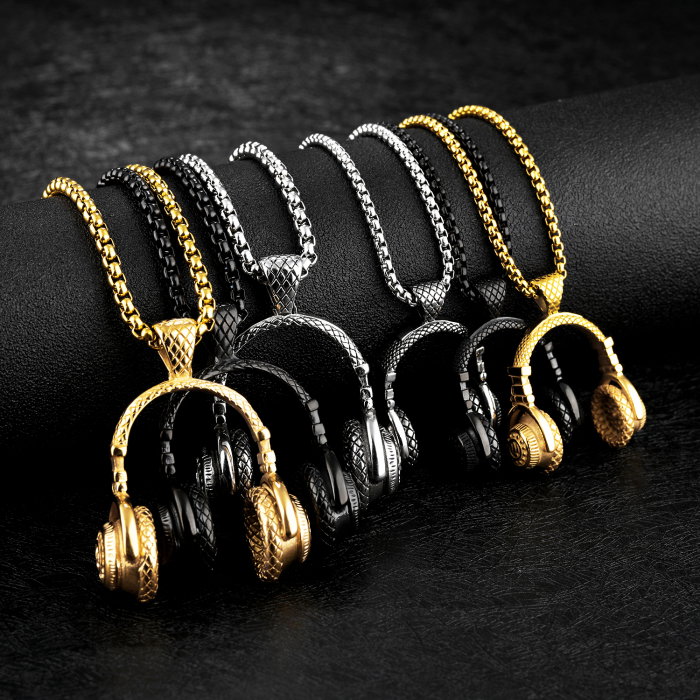 Colier inox casti audio 60 cm [11]