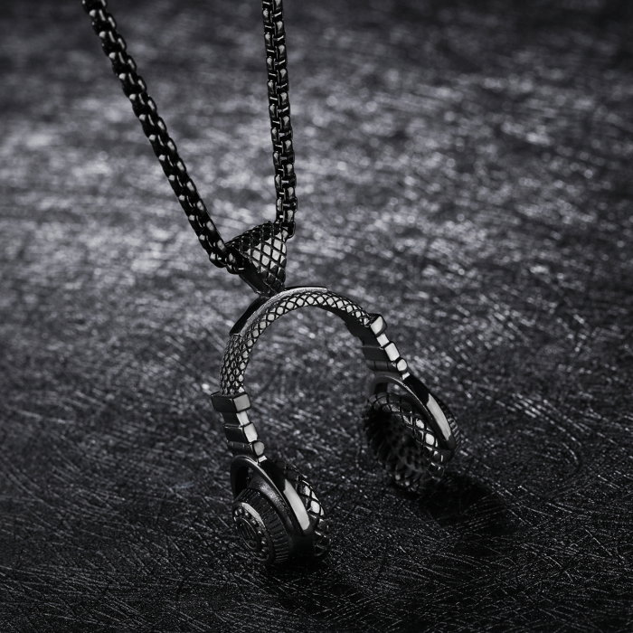 Colier inox casti audio 60 cm [3]