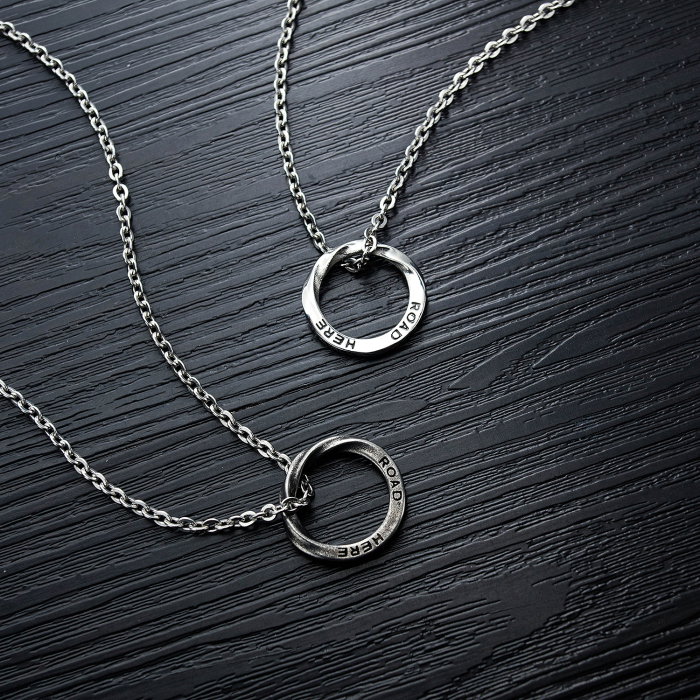 Colier inox Cercul Destinului – Simbol al Timpului și Echilibrului [10]