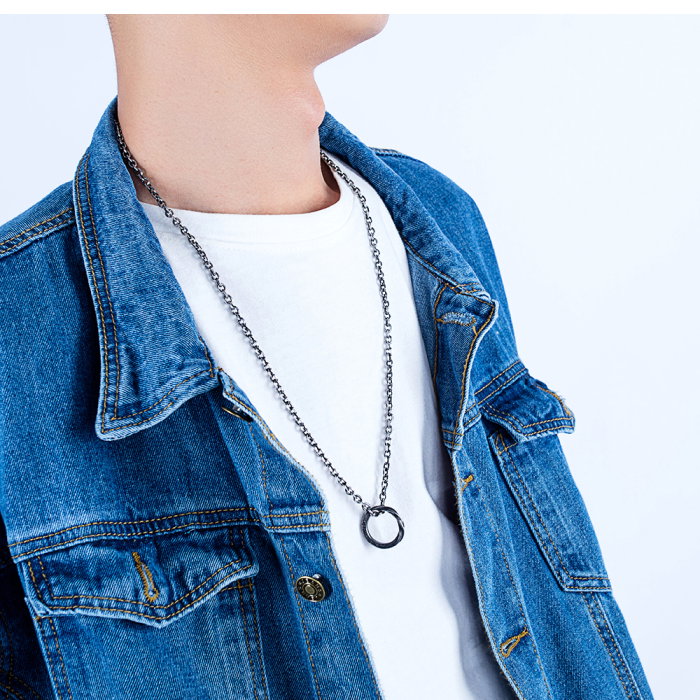 Colier inox Cercul Destinului – Simbol al Timpului și Echilibrului [3]