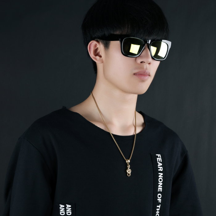 Colier inox cheia sol 55 cm [8]