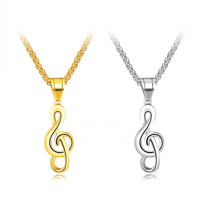 Colier inox cheia sol 55 cm [6]