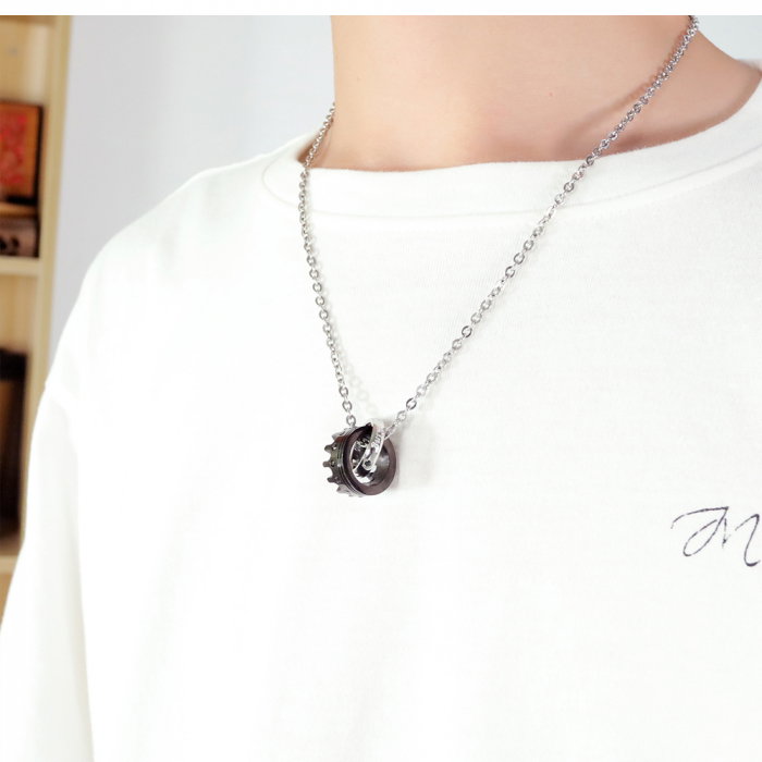 Colier inox coroana 55 cm [2]