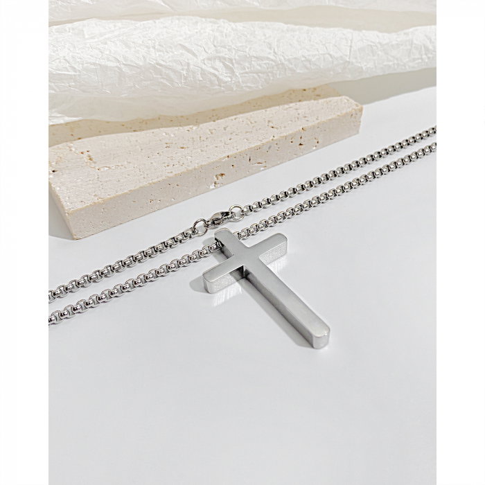 Colier inox cruce [6]