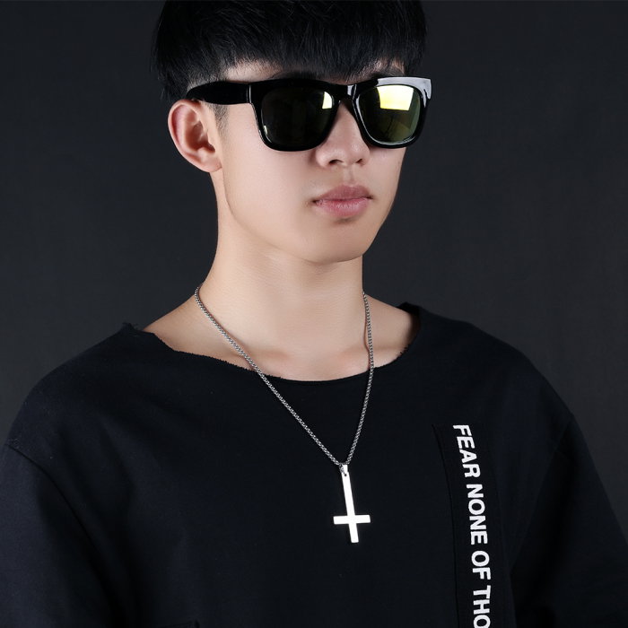 Colier inox cruce petrina  55 cm [5]