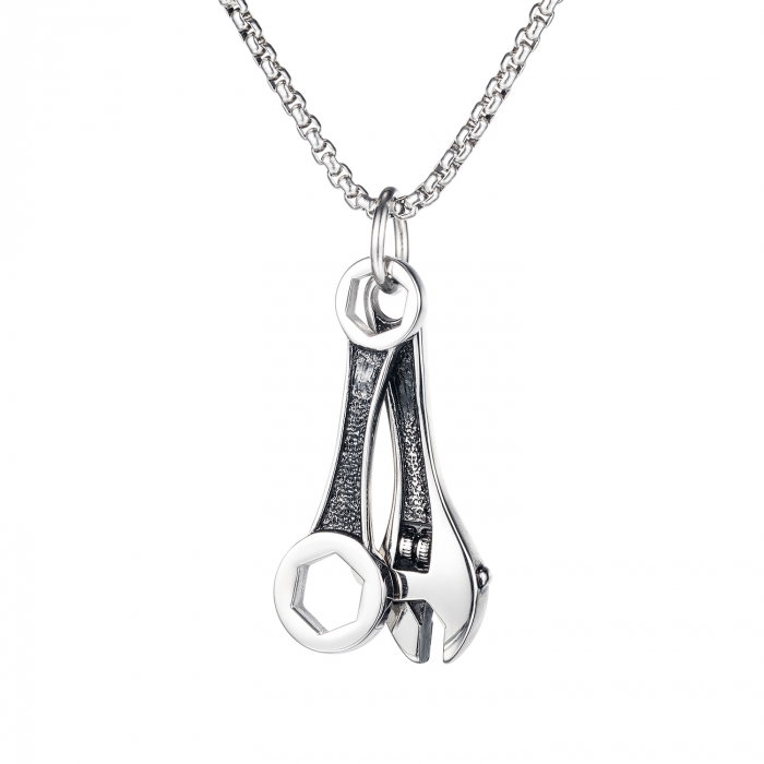 Colier inox cu chei 55 cm [1]
