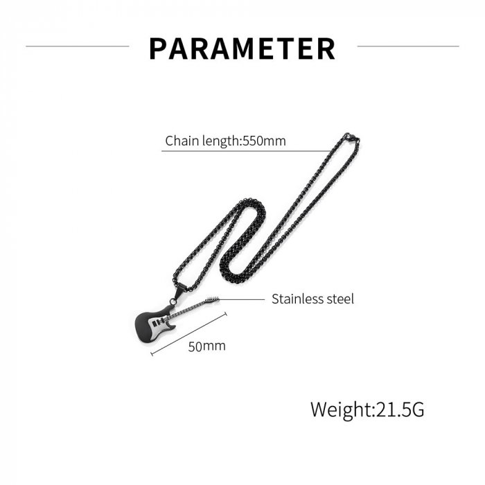 Colier inox cu Chitara [6]