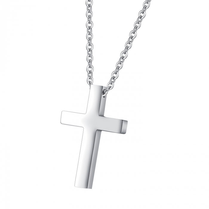 Colier inox cu cruce [1]