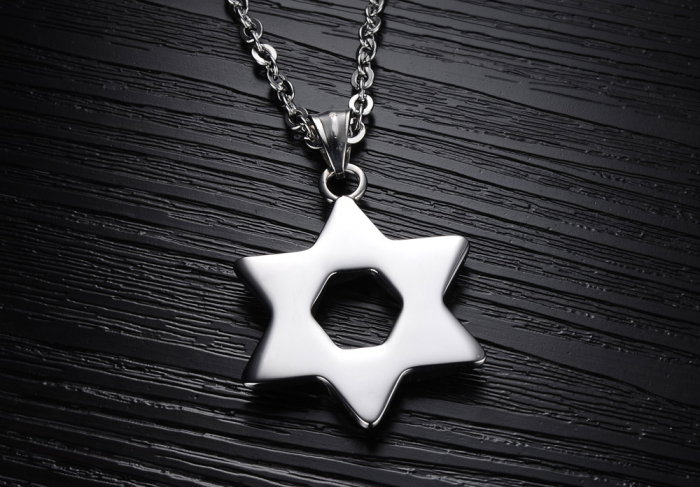 Colier inox cu Steaua lui David [7]