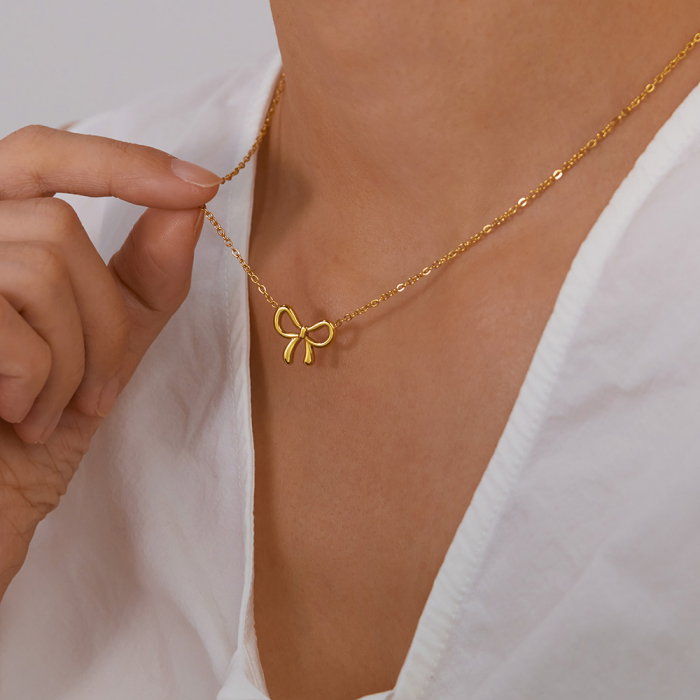 Colier inox cu fundita [6]