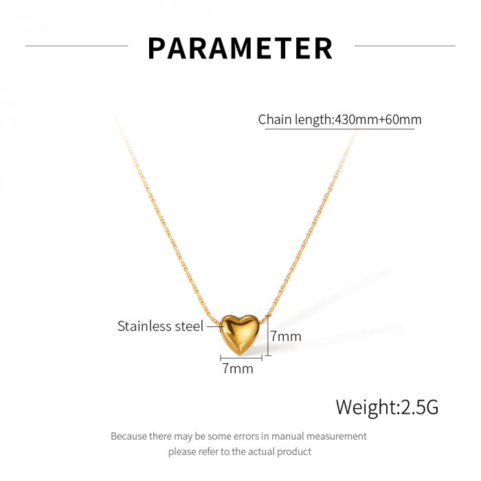 Colier inox cu inimioara [10]