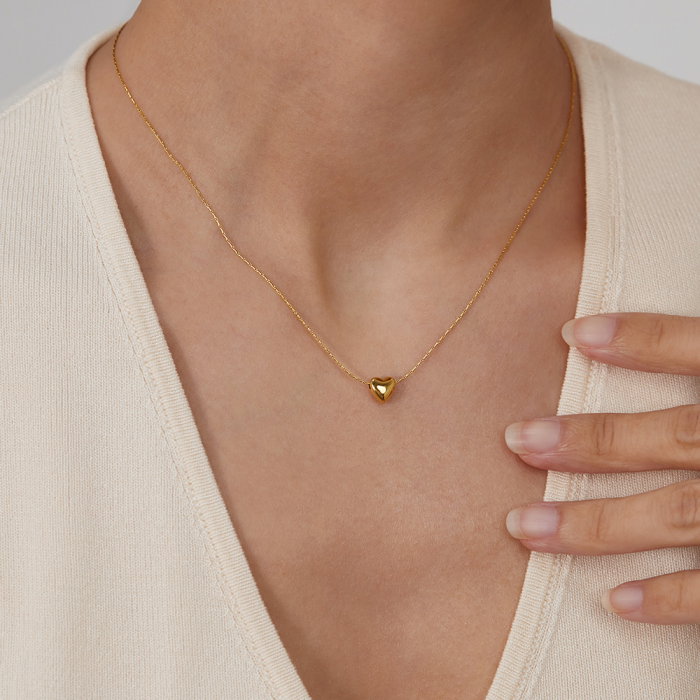 Colier inox cu inimioara [14]