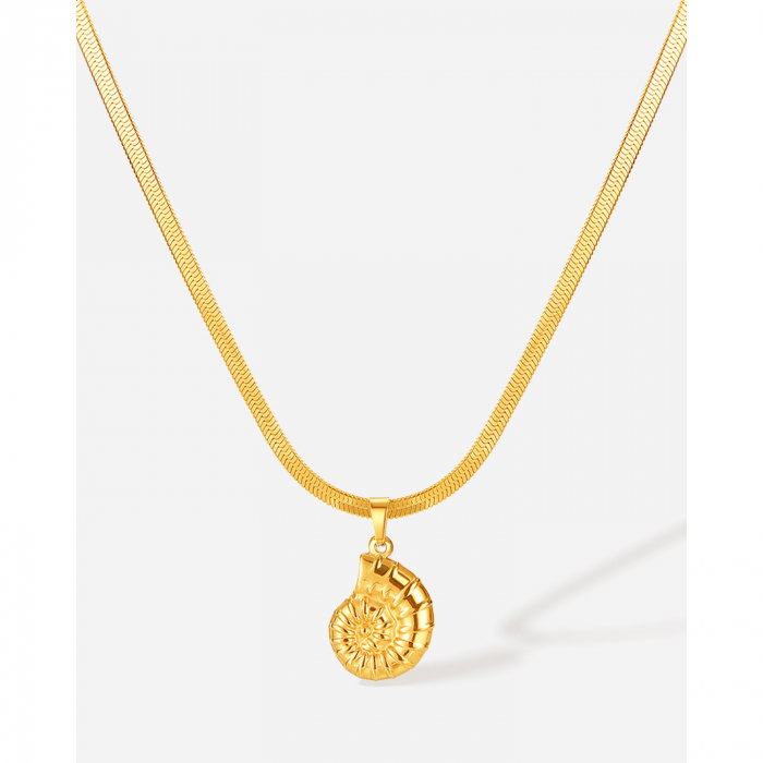 Colier inox cu melc de mare [15]