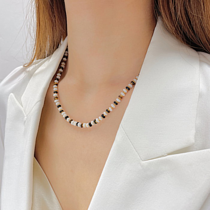 Colier inox cu pietre semipretioase [2]