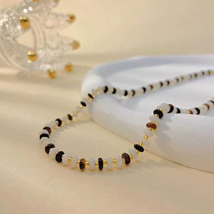 Colier inox cu pietre semipretioase [3]